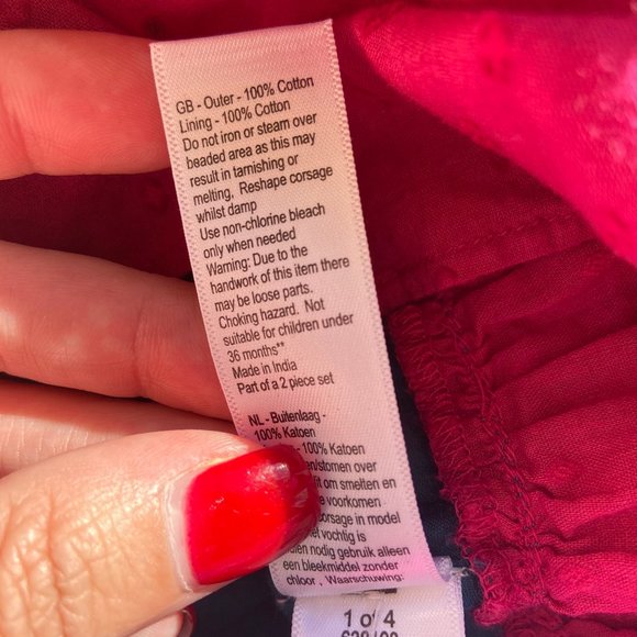 Monsoon Beautiful Floral Teal Pink Orange Dress 10 - Picture 2 of 6